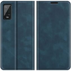 Mobigear Retro Slim Housse Wiko Power U20 Etui Porte-Monnaie - Bleu