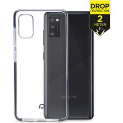 Mobilize Shatterproof Samsung Galaxy A41 Plastique rigide Coque arrière Antichoc - Transparent / Noir