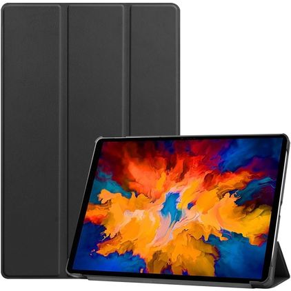 Mobigear Tri-Fold Coque Lenovo Tab P11 Pro Gen 1 Etui - Noir