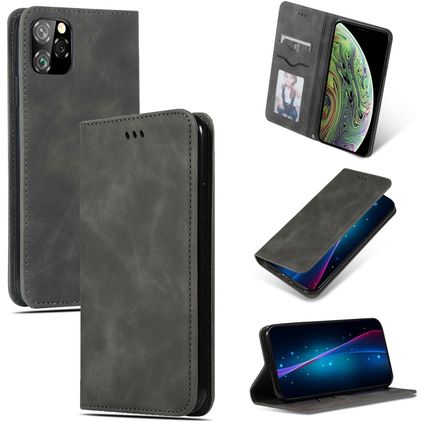 Mobigear Retro Slim Housse iPhone 11 Pro Etui - Gris