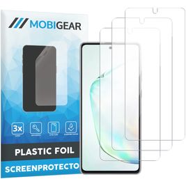 Mobigear Samsung Galaxy Note 10 Lite Protection d'écran Film - Compatible Coque (Lot de 3)