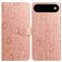 Mobigear Flowers Housse iPhone Air Etui Porte-Monnaie - Rose doré
