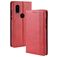 Mobigear Sensation Housse Motorola One Vision Etui Porte-Monnaie - Rouge