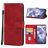 Mobigear Wallet Housse Vivo X80 Pro Etui Porte-Monnaie - Rouge