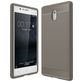Mobigear Brushed Slim Coque Nokia 3 Coque arrière en TPU Souple - Gris