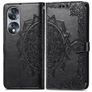 Mobigear Mandala Housse HONOR 70 Etui Porte-Monnaie - Noir