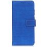 Mobigear Croco Housse Google Pixel 6a Etui Porte-Monnaie - Bleu