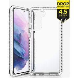 ITSkins SupremeClear Coque Transparente Samsung Galaxy S21 Plus Coque arrière Rigide Anti-Chocs - Transparent