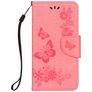 Mobigear Butterfly iPhone X Étui Portefeuille - Rose