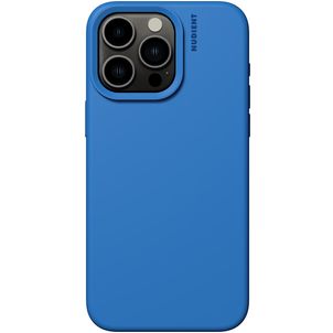 Nudient Base Coque iPhone 15 Pro Max Coque arrière en Silicone - Vibrant Blue