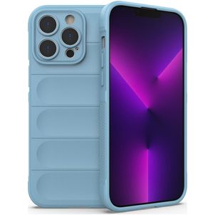 Mobigear Bumpy Coque iPhone 14 Pro Max Coque arrière en TPU Souple - Bleu