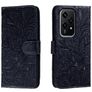 Mobigear Flowers Housse HONOR 200 Lite Etui Porte-Monnaie - Dark Blue