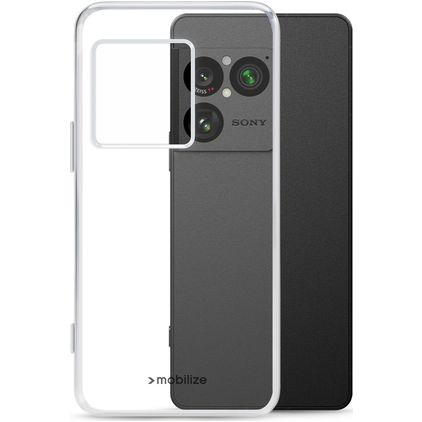 Mobilize Gelly Case Coque Transparente Sony Xperia 10 VIII Coque arrière en TPU Souple - Transparent
