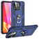 Mobigear Armor Ring Xiaomi Redmi 10C Plastique rigide Coque arrière Antichoc avec bague de maintien - Bleu