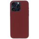 Mobiparts Coque iPhone 15 Pro Max Coque arrière en Silicone - Plum Red