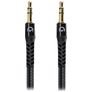 Mobilize Strong Nylon - Câble AUX 3.5mm vers AUX 3.5mm 1.5 mètres - Noir