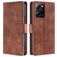 Mobigear Croco Housse POCO X5 Pro Etui Porte-Monnaie - Cognac