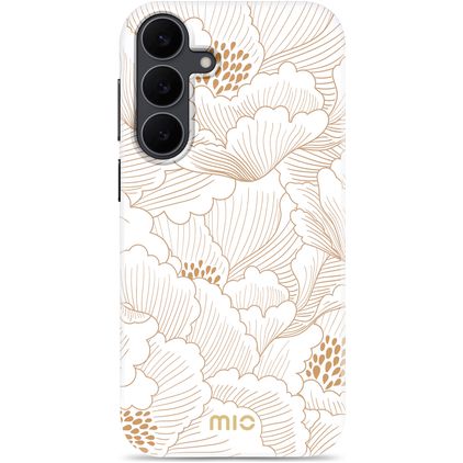 MIO Samsung Galaxy S26 FE MagSafe Plastique rigide Coque arrière - White Roses