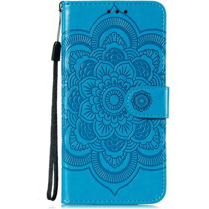 Mobigear Mandala Housse Huawei P40 Pro Etui Porte-Monnaie - Bleu
