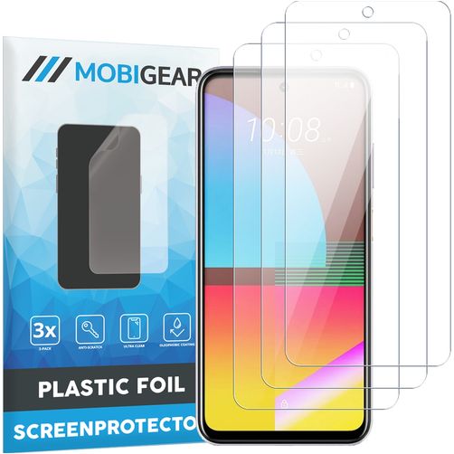 Mobigear HTC Desire 21 Pro Protection d'écran Film - Compatible Coque (Lot de 3)