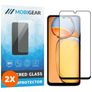 Mobigear Premium Xiaomi Redmi 13C Verre trempé Protection d'écran - Compatible Coque - Noir (Lot de 2)