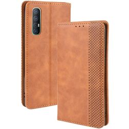 Mobigear Sensation Housse OPPO Reno 3 Pro Etui Porte-Monnaie - Cognac