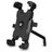 Mobigear PushHold Support Moto Rétroviseur Pince Universel - Noir