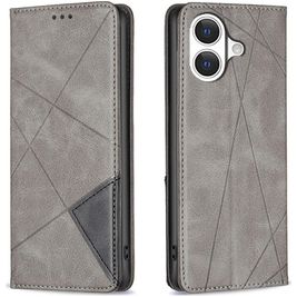 Mobigear Rhombus Slim Housse iPhone 17 Etui - Gris