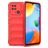 Mobigear Bumpy Coque Xiaomi Redmi 10C Coque arrière en TPU Souple - Rouge