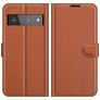 Mobigear Classic Google Pixel 6 Pro Étui Portefeuille - Marron
