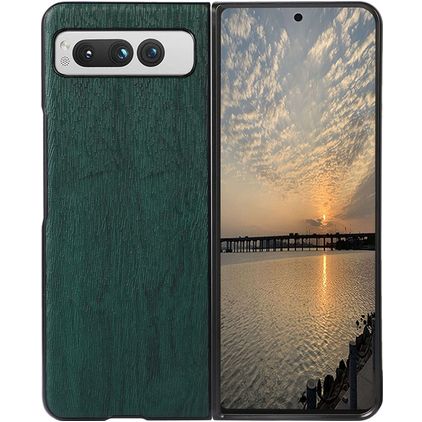 Mobigear Nature Google Pixel Fold Plastique rigide Coque arrière - Vert