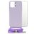 Mobilize Lanyard Gelly iPhone 13 Pro Max Coque avec cordon en TPU Souple - Pastel Purple