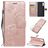 Mobigear Butterfly Bookcase Case Rose Gold Sony Xperia L4