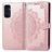 Mobigear Mandala Housse Samsung Galaxy A16 Etui Porte-Monnaie - Rose doré