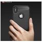 Mobigear Brushed Slim Coque iPhone XS Coque arrière en TPU Souple - Rouge