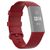 Mobigear Cross Bracelet Silicone Fitbit Charge 4 Fermeture boucle ardillon - Rouge