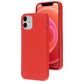 Mobiparts Coque iPhone 12 Coque arrière en Silicone - Scarlet Red