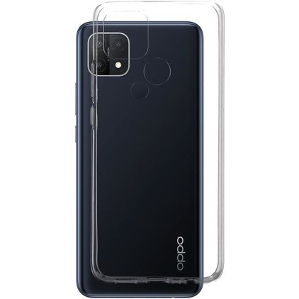 Mobiparts Classic Coque Transparente OPPO A15 Coque arrière en TPU Souple - Transparent