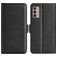 Mobigear Slim Magnet Motorola Moto G42 Étui Portefeuille - Noir
