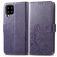 Mobigear Clover Housse Samsung Galaxy A22 5G Etui Porte-Monnaie - Violet