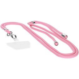 Mobiparts Phonecord - Cordon de téléphone universel ajustable - Rose