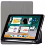 Mobigear Tri-Fold Gel Coque iPad 6 (2018) Etui en TPU,Similicuir + Porte-crayon - Gris
