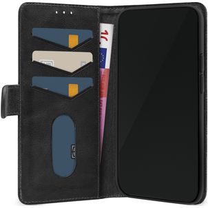 Mobilize Premium Gelly Wallet Housse iPhone 12 Etui Porte-Monnaie - Noir