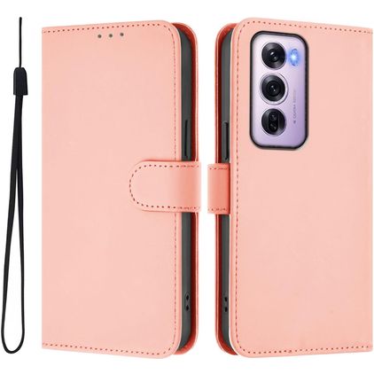 Mobigear Urban Wallet OPPO Reno 12 Pro Étui Portefeuille - Rose