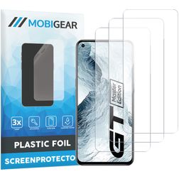 Mobigear Realme GT Master Edition Protection d'écran Film - Compatible coque (Lot de 3)