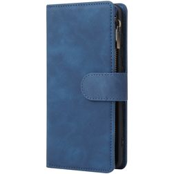 Mobigear Zipper Housse Samsung Galaxy A51 Etui Porte-Monnaie - Bleu