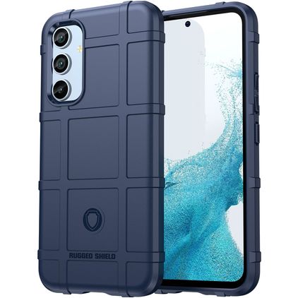 Mobigear Rugged Shield Coque Samsung Galaxy A54 Coque arrière en TPU Souple Anti-Chocs - Bleu
