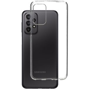 Mobiparts Classic Coque Transparente Samsung Galaxy A23 Coque arrière en TPU Souple - Transparent