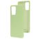 Mobiparts Coque Samsung Galaxy A72 Coque arrière en Silicone - Pistache Green