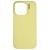 Nudient Base Coque iPhone 16 Pro Max Coque arrière en Silicone - Pale Yellow
